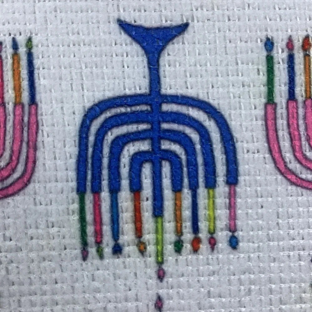 Hannukah Holiday Drying Mat Fast Drying, Absorbent Microfiber Folds new 16”x19” - Picture 7 of 9